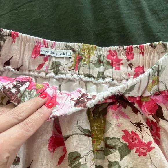 Abercrombie 2 piece Shirt Maxi Skirt with Slit NWOT - Picture 2 of 3